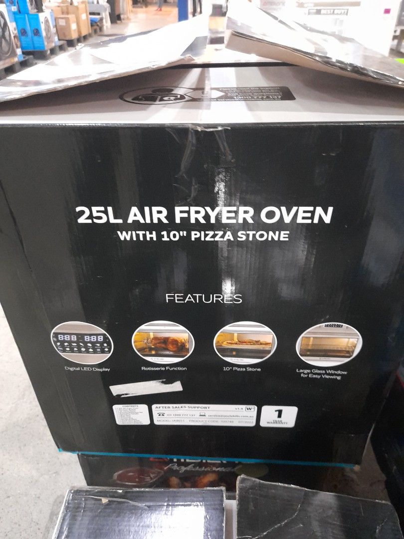 Stirling air fryer oven 25L 220v, TV & Home Appliances, Kitchen