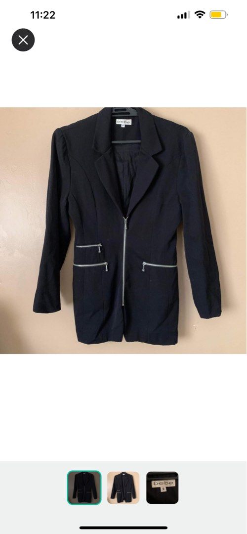 SUPER SALE Bebe HQ Blazer (Category: Coats, Jackets and Outerwear) located in Las Pinas. Submitted by read_bio_please (Listing ID 1205248612, Image 2). Description: S-M frame.