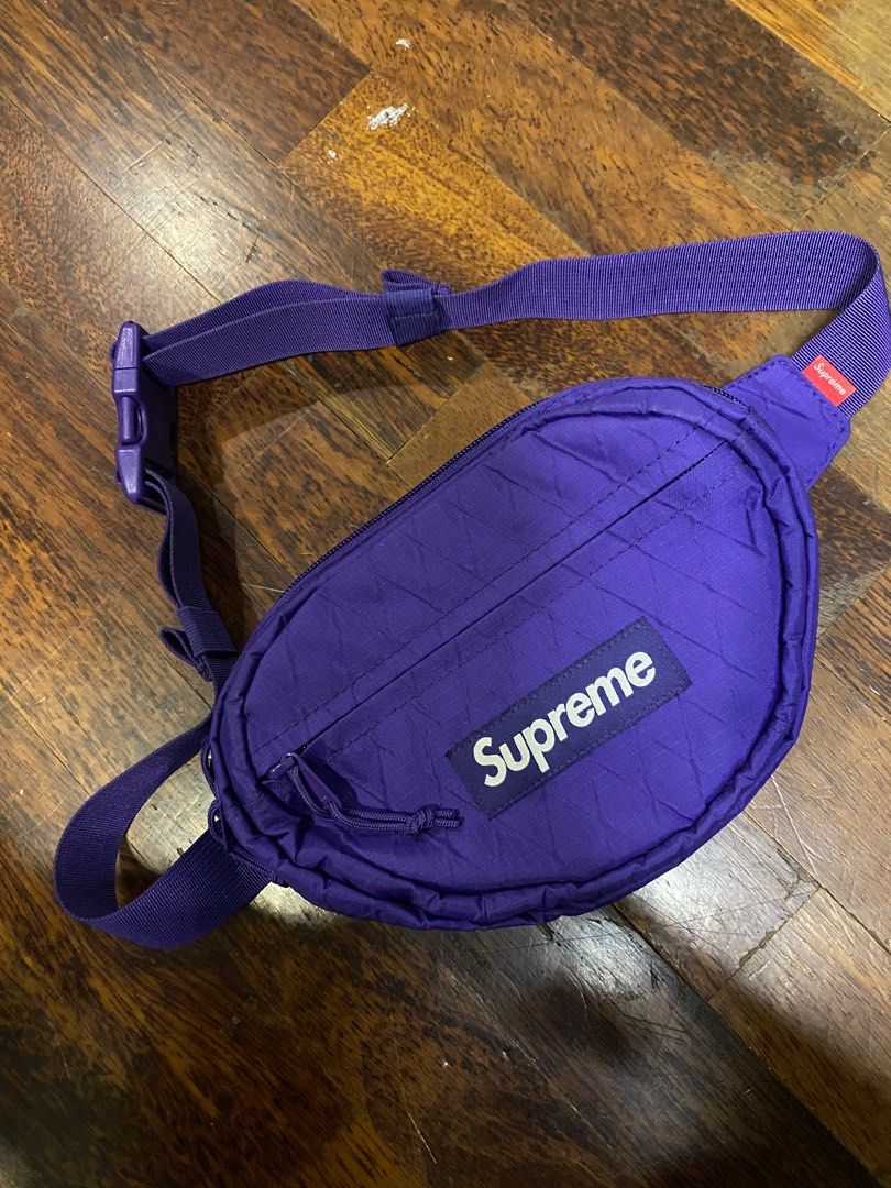 Supreme waist bag fw18 sale purple