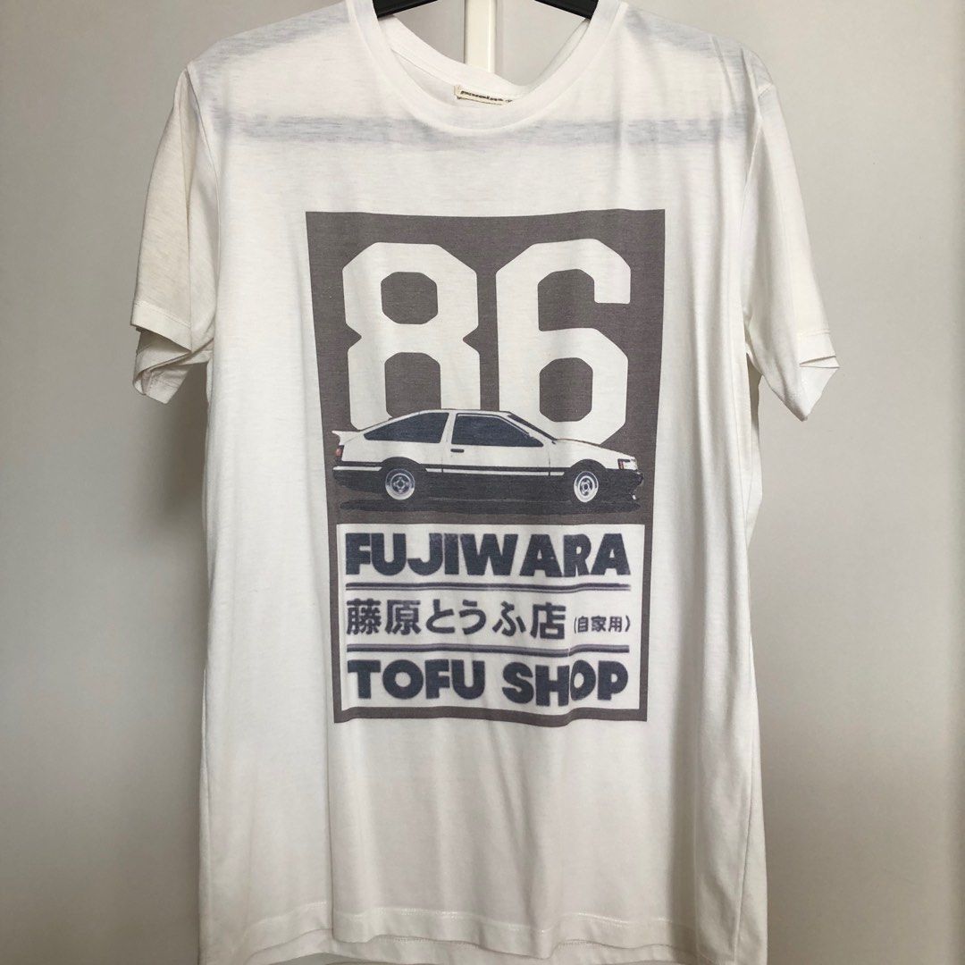 2019 Short Sleeve O Neck Initial D AKIRA AE86Takumi Fujiwara Tofu Shop T SHIRT T - Foto 5