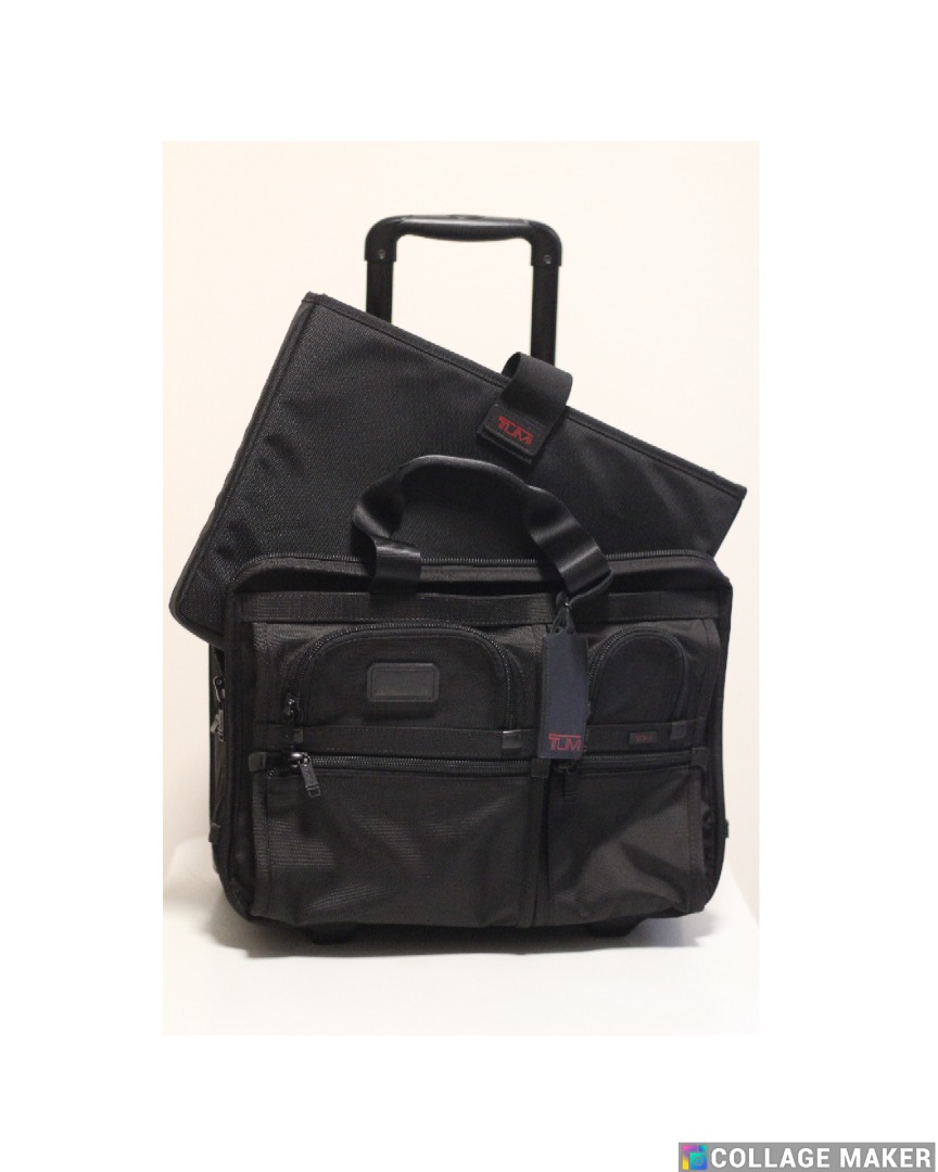 Tumi 26104DH Alpha Wheeled Deluxe Brief with Laptop Insert / 17