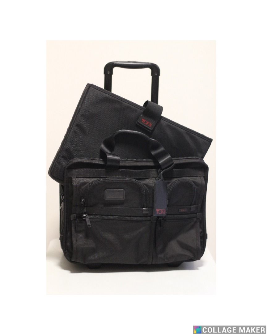 Tumi 26104DH Alpha Wheeled Deluxe Brief with Laptop Insert / 17