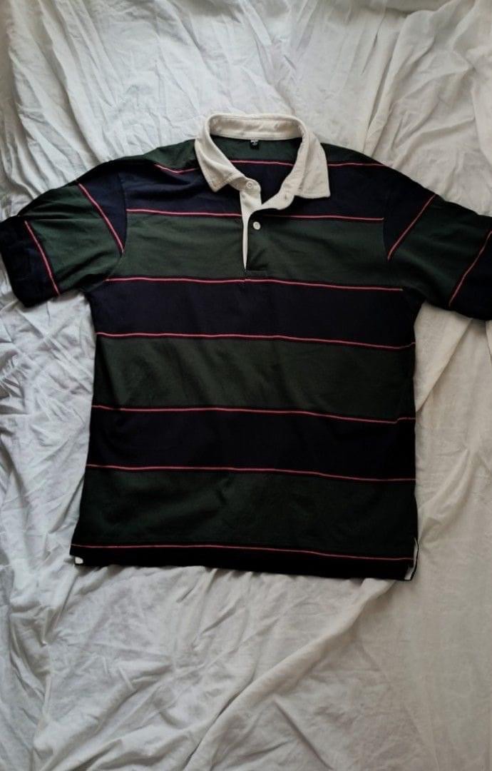 Uniqlo Green Rugger Polo Shirt, Men's Fashion, Tops & Sets, Tshirts ...
