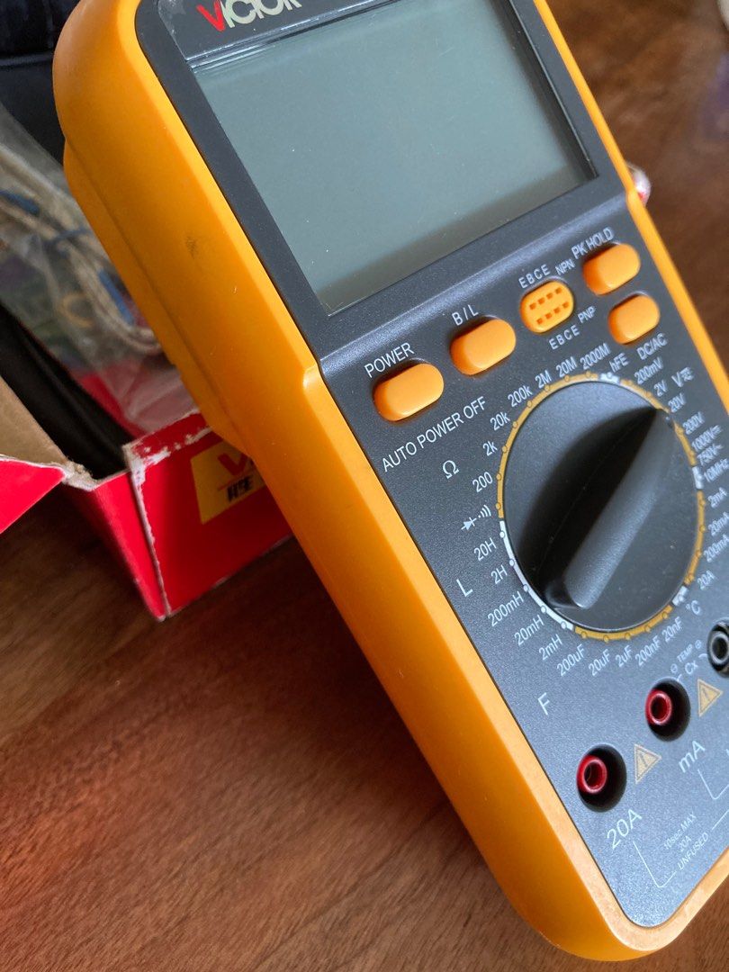 Victor VC9808+ Multimeter, Furniture & Home Living, Home Improvement ...