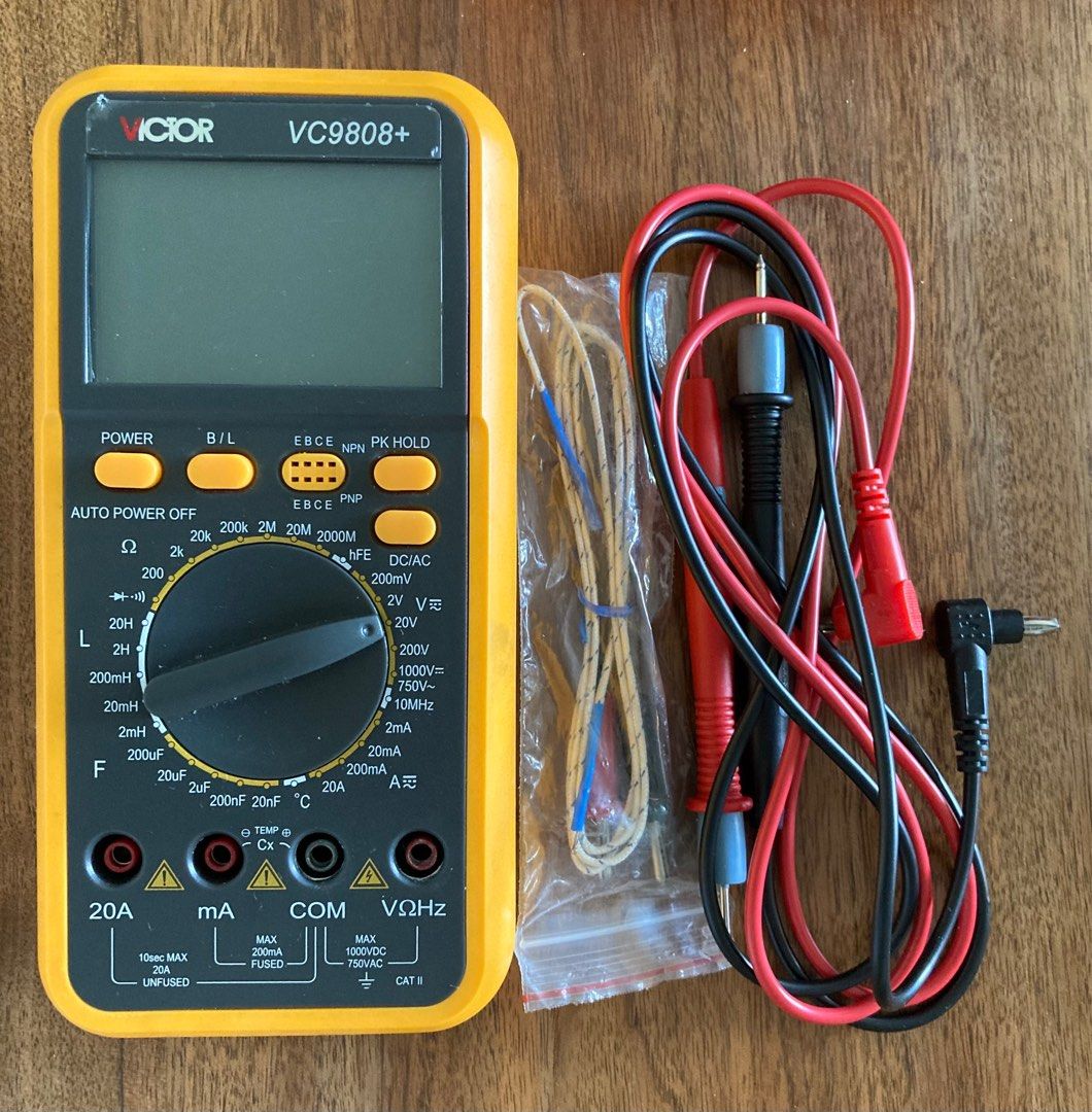 Victor VC9808+ Multimeter, Furniture & Home Living, Home Improvement ...