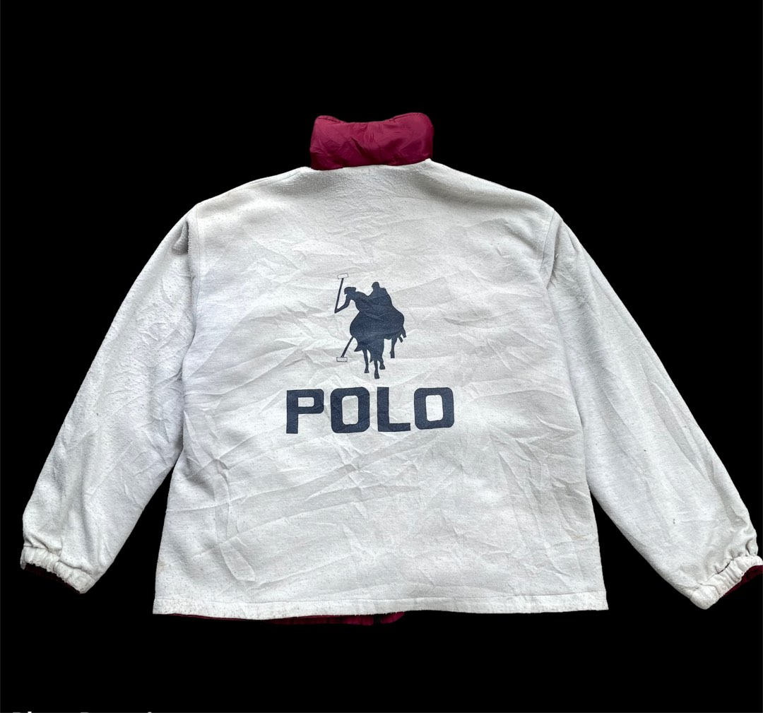 Vintage Polo Jacket Reversible, Men's Fashion, Coats, Jackets and