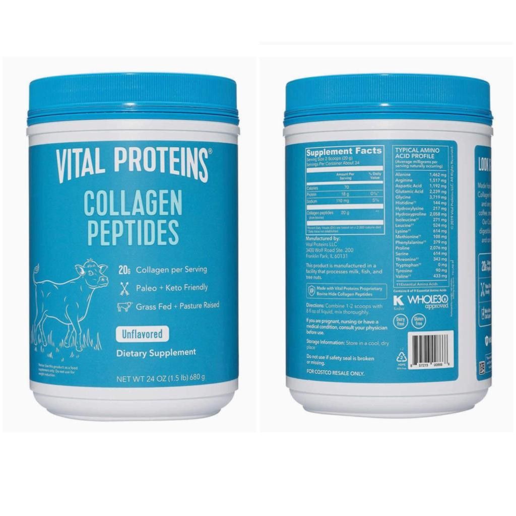Vital Protein Collagen Peptides, 680gr, Kesehatan & Kecantikan, Kulit