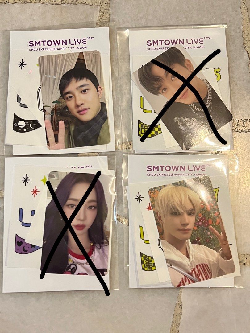 aespa エスパ ウィンター SMTOWN LIVE ARタトゥー トレカ