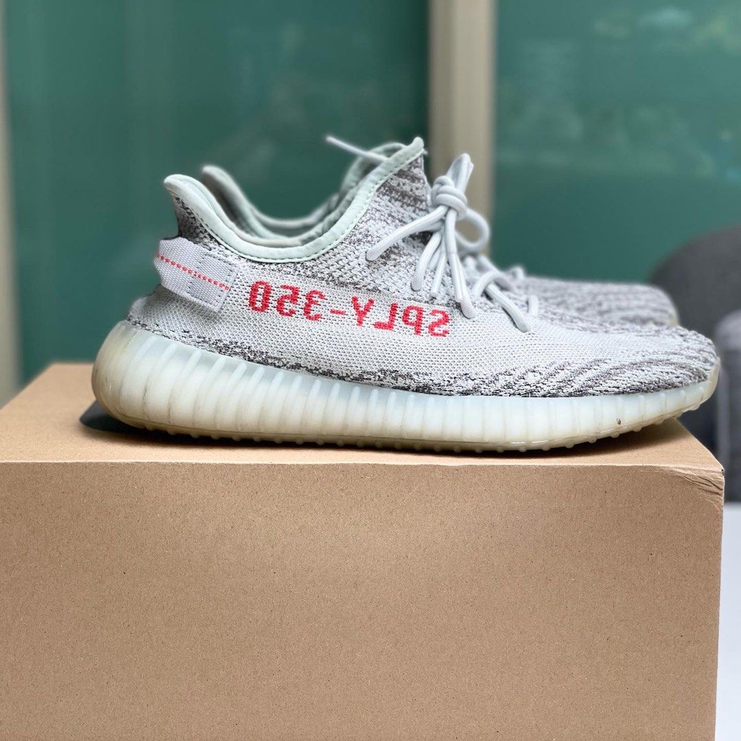 Yeezys Boost 350 v2 Blue Tint Men s Fashion Footwear Sneakers