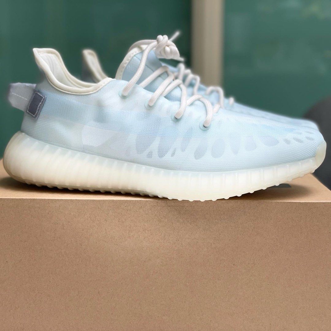 Ice white yeezys sales