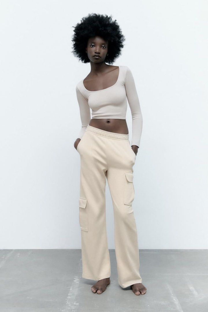 Combat trousers deals zara