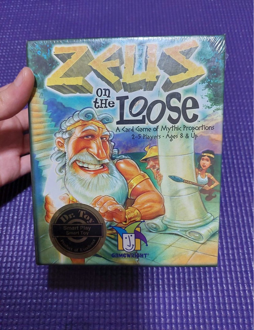 Zeus on the Loose Educational Card Game for Kids Children, Hobbies & Toys, Toys & Games on Carousell