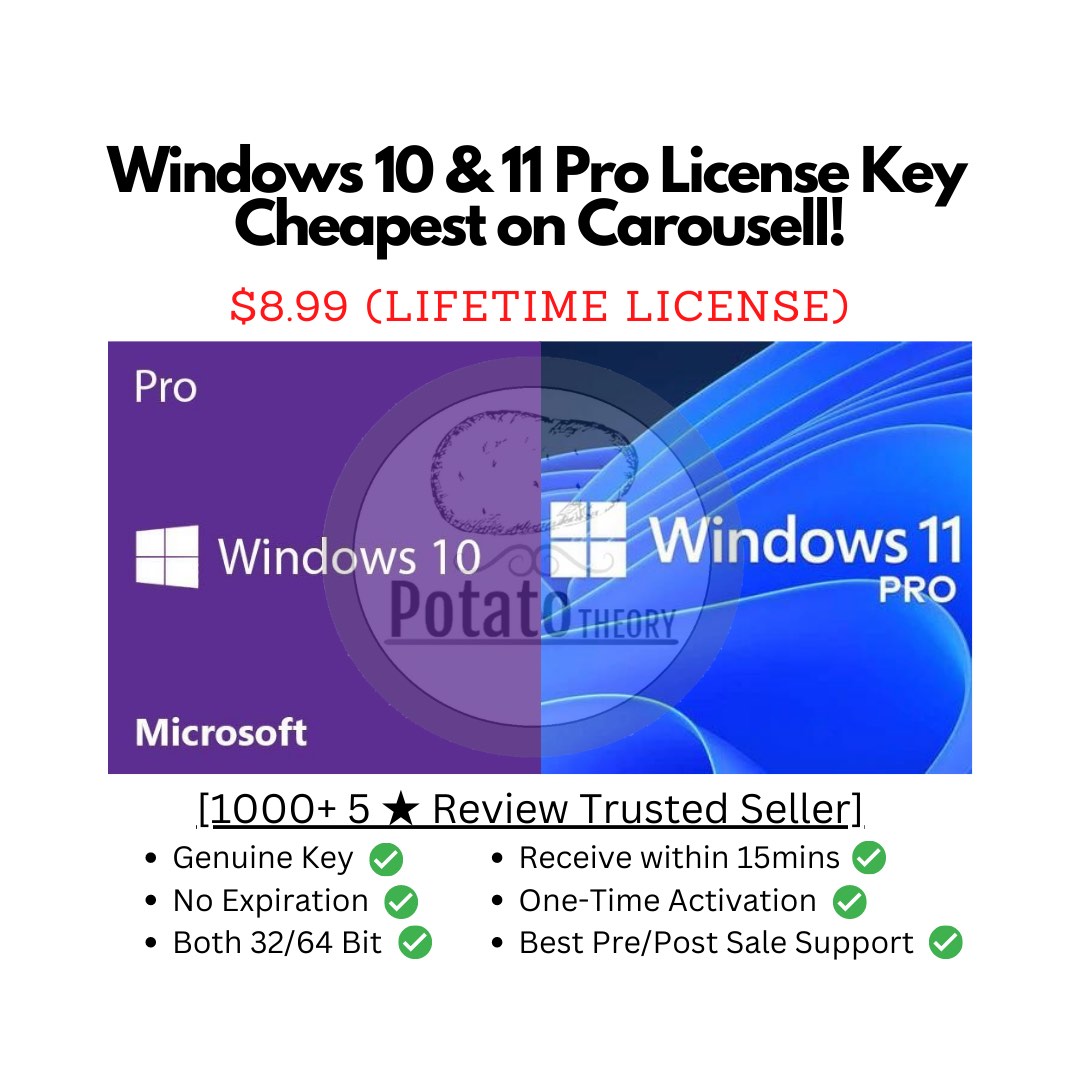 [1100+ reviews] Windows 10 Pro Keys Windows 11 Pro Keys Lifetime, Computers & Tech, Parts 