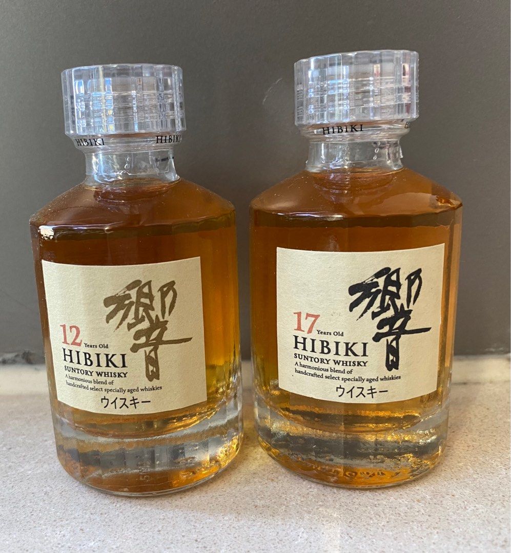 響17年威士忌酒辦酒版(全新）Hibiki Suntory Whiskey 50ml, 嘢食& 嘢飲
