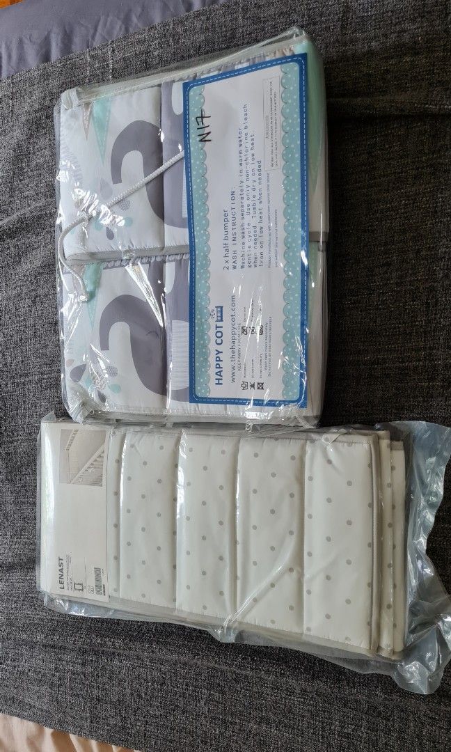 2 new bumper pads for cot, Babies & Kids, Baby Nursery & Kids Furniture