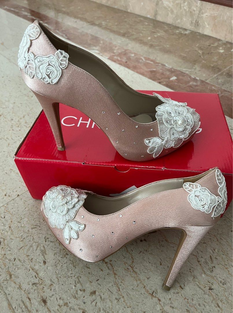 Wedding shoes 4 inch heel on sale