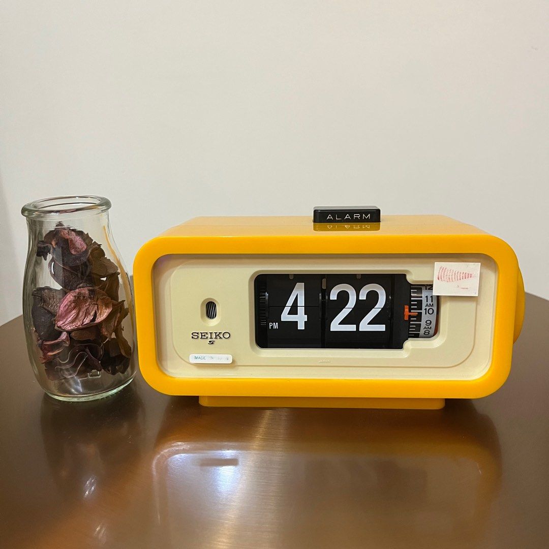 【未使用・長期保管品】 SEIKO DP666 昭和 レトロ パタパタ時計レトロ
