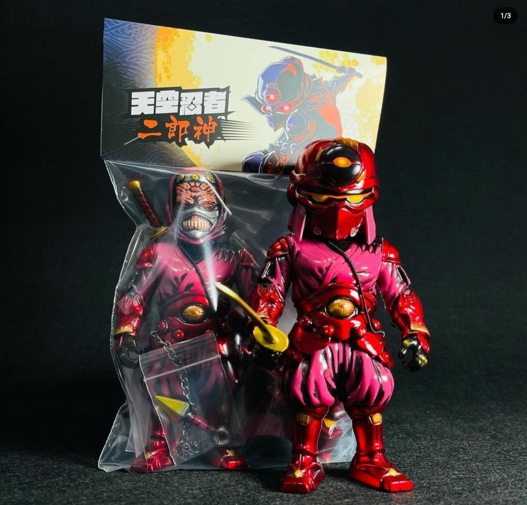 上品 Kaiju One 壹工房 ソフビ 天空忍者 二郎神 忍者 未来忍者