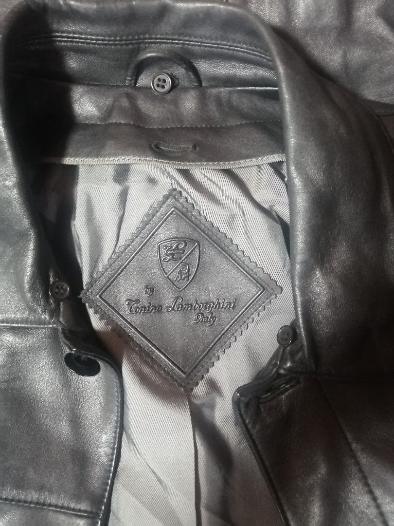 Emporio and co online leather jacket lamborghini