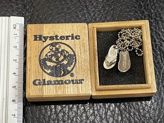 絕版 Hysteric Mini 黑超B 純銀925拖鞋頸鏈64238735125635110