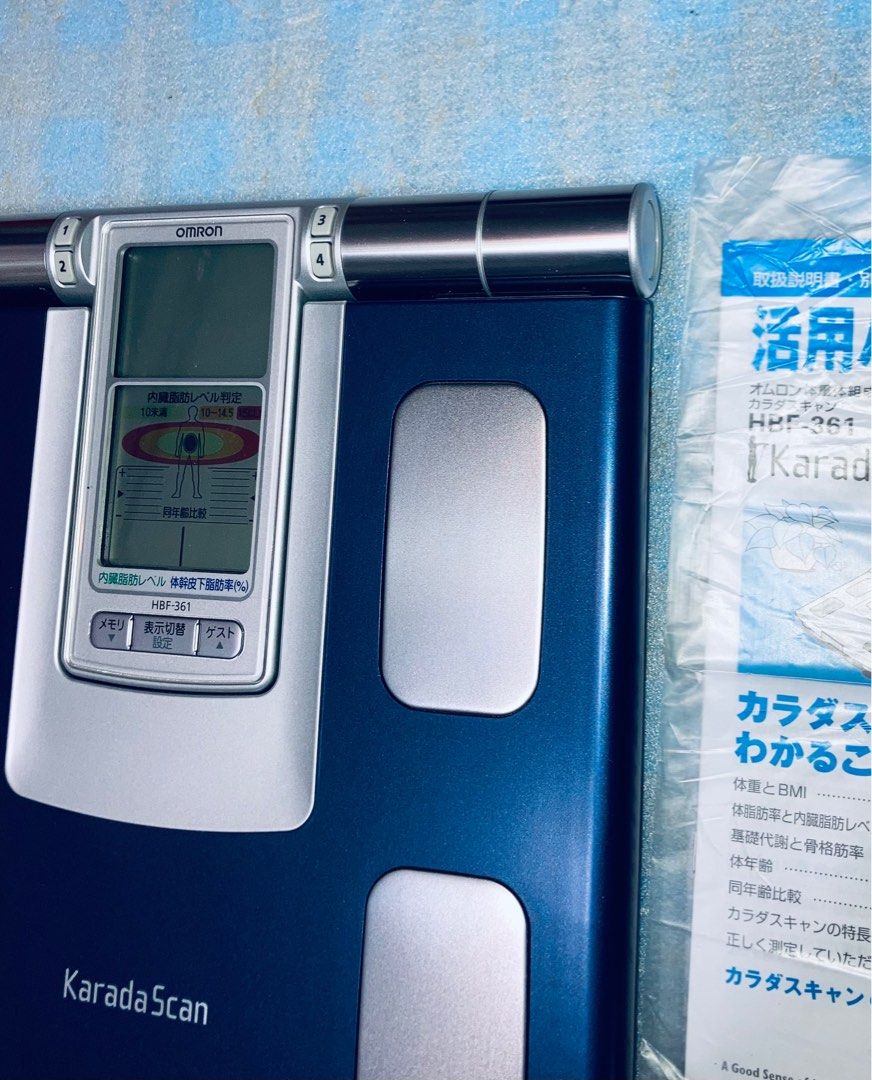 日版OMRON HBF-361 脂肪磅歐姆龍體脂磅體脂計karada scan Body