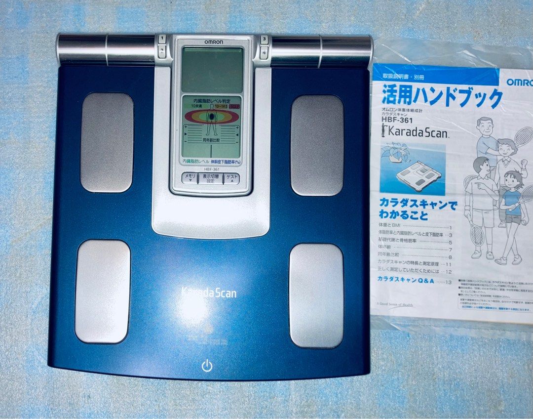 日版OMRON HBF-361 脂肪磅歐姆龍體脂磅體脂計karada scan Body