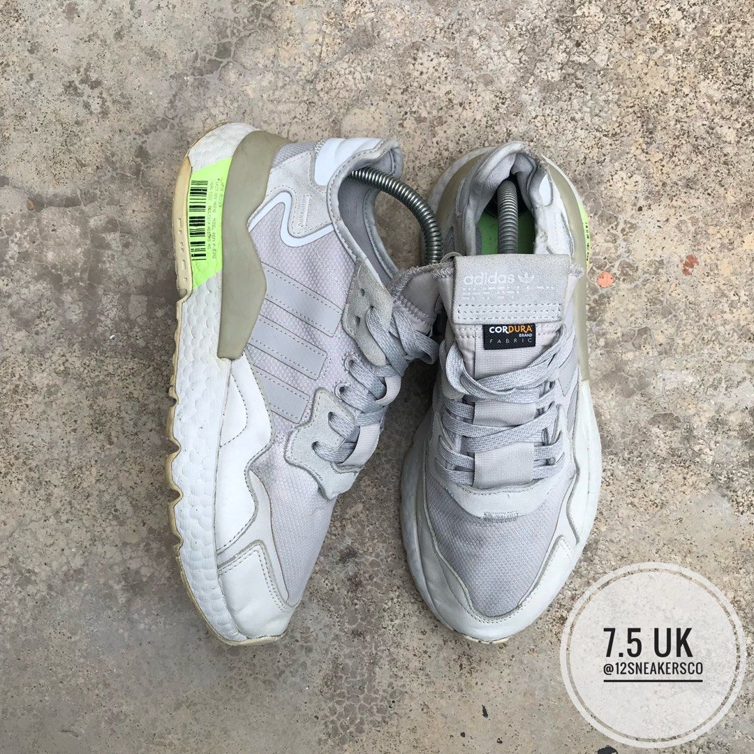 Adidas nite jogger store grey signal green