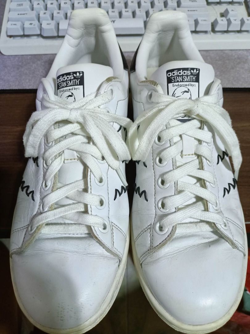 Adidas stan smith zig zag nere best sale