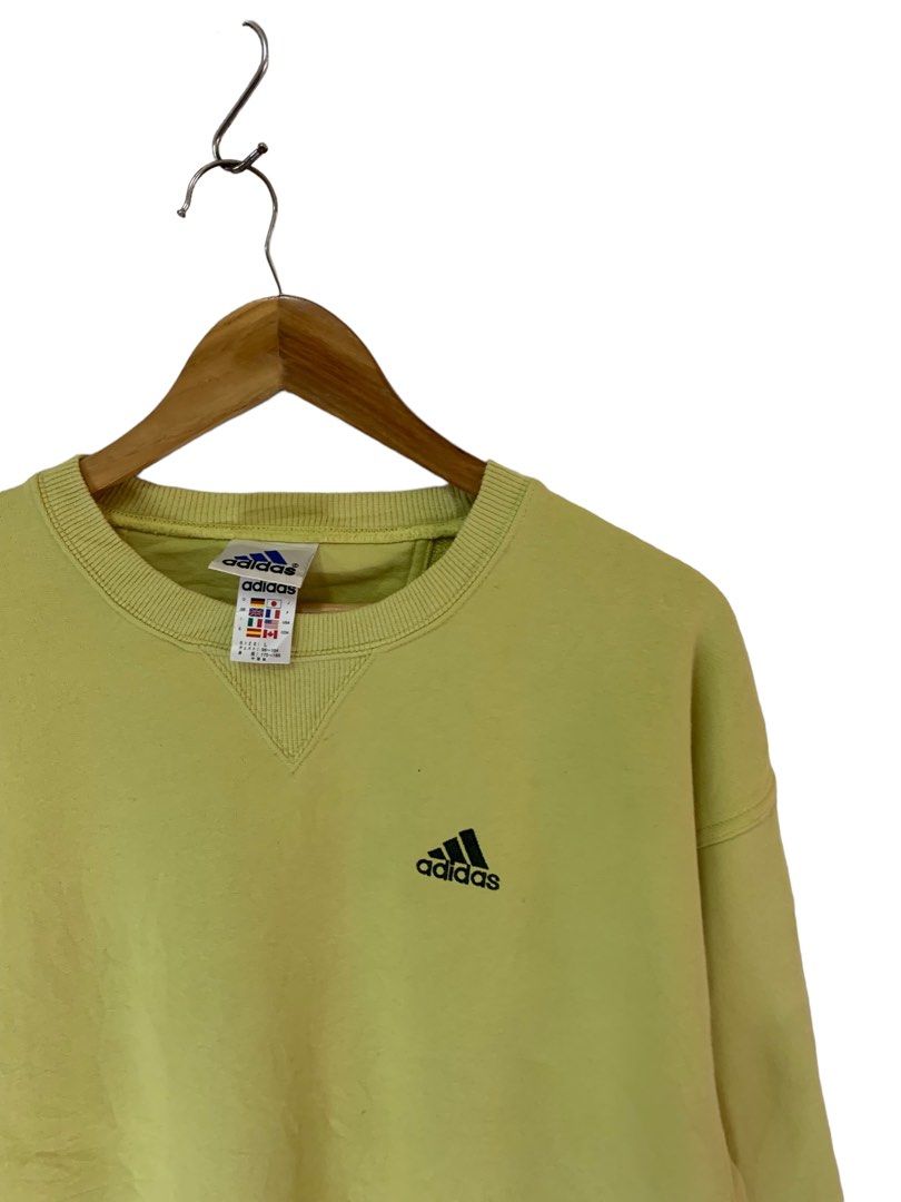 Adidas sweatshirt neon shop