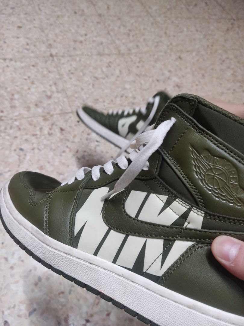 Jordan 1 retro high olive canvas online