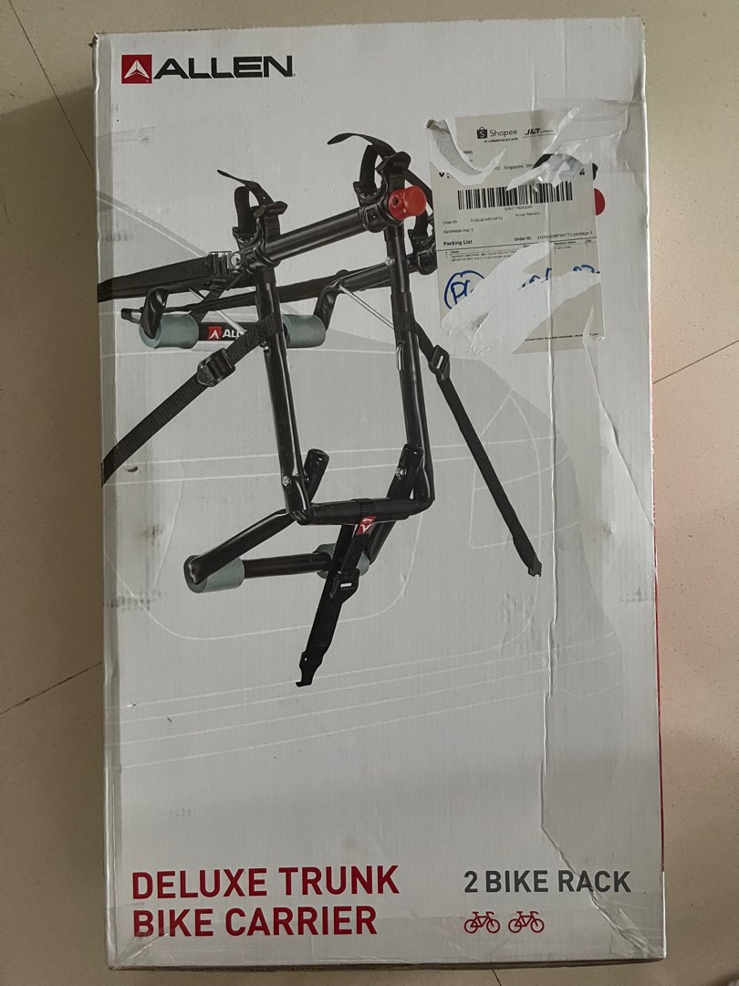 Allen Sports Deluxe Trunk Mounted 2 Bike Rack Car Accessories