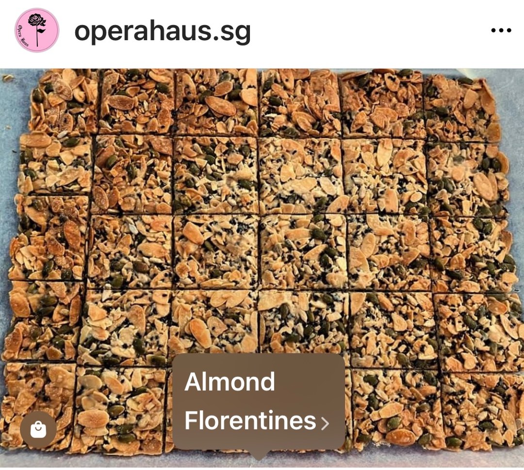 Almond florentine, Food & Drinks, Homemade Bakes on Carousell
