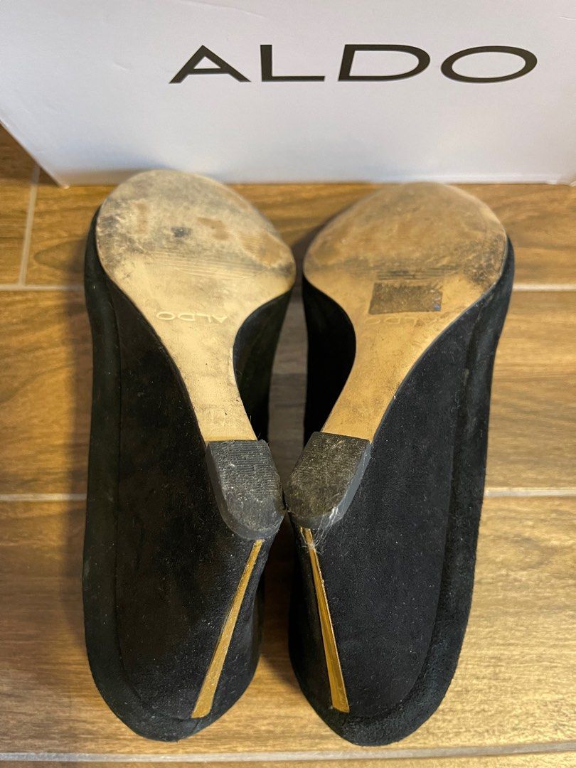 Aldo wedges black on sale
