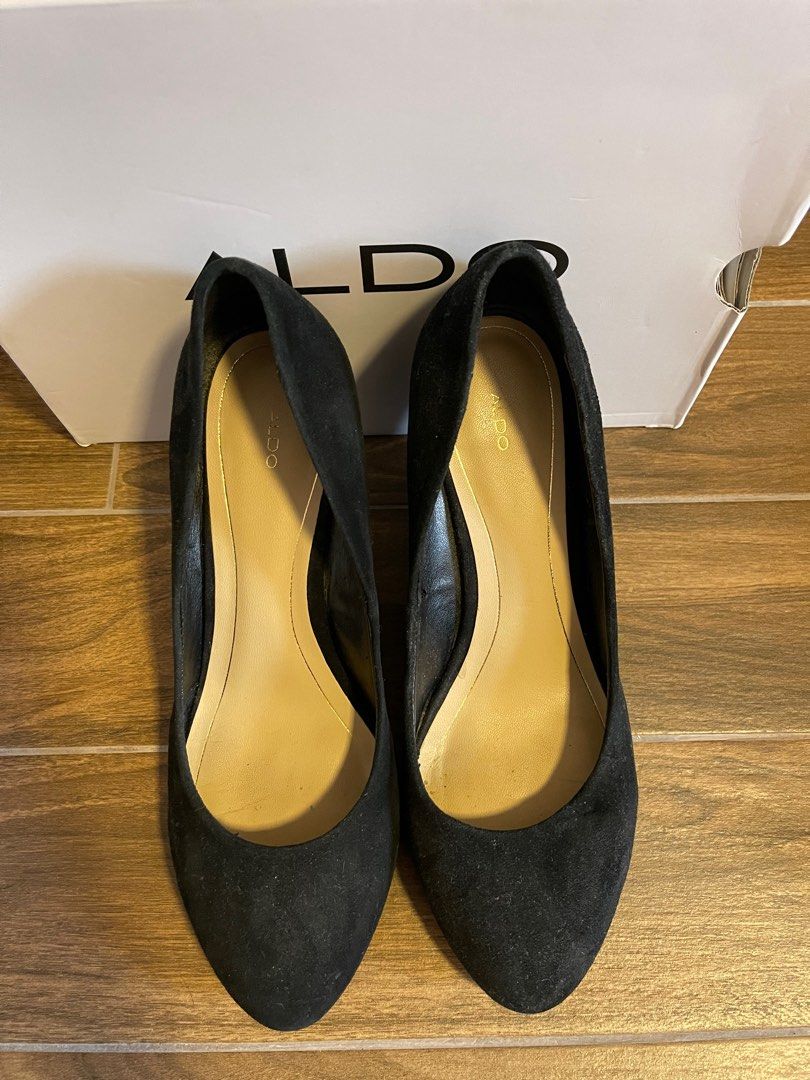 Aldo hotsell wedges black