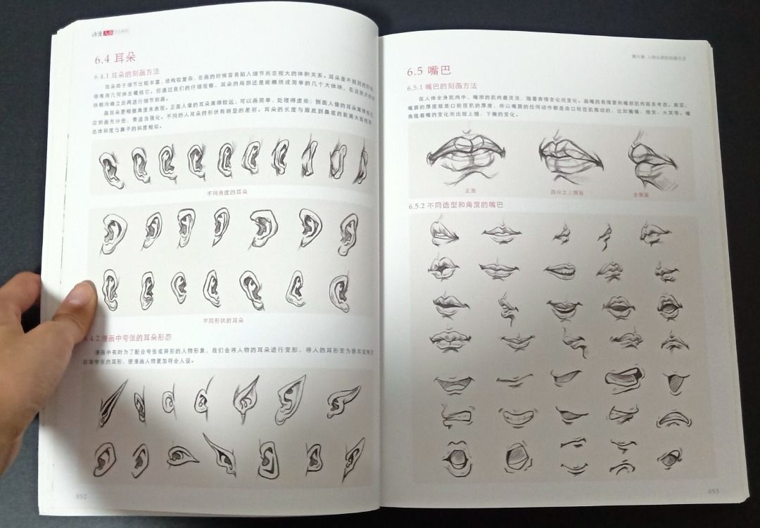 Anime human body technique hand-painted design illustration character ...