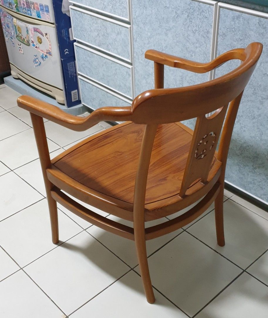 Antique arm chair, Furniture & Home Living, Furniture, Chairs on Carousell