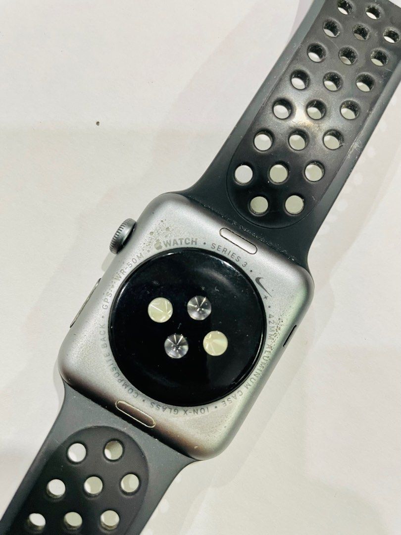 Apple Watch Series 3 42mm Nike Space Gray Men s Fashion Watches