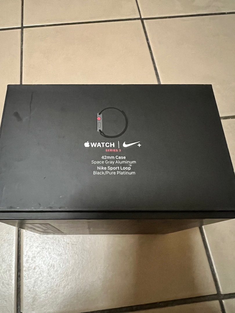 Apple Watch Series 3 Nike 42mm Space Grey Aluminium Mobile