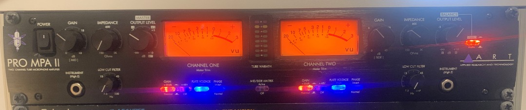 ART PRO MPA II - Two Channel Mic Preamp - Tubes, Audio, Other Audio