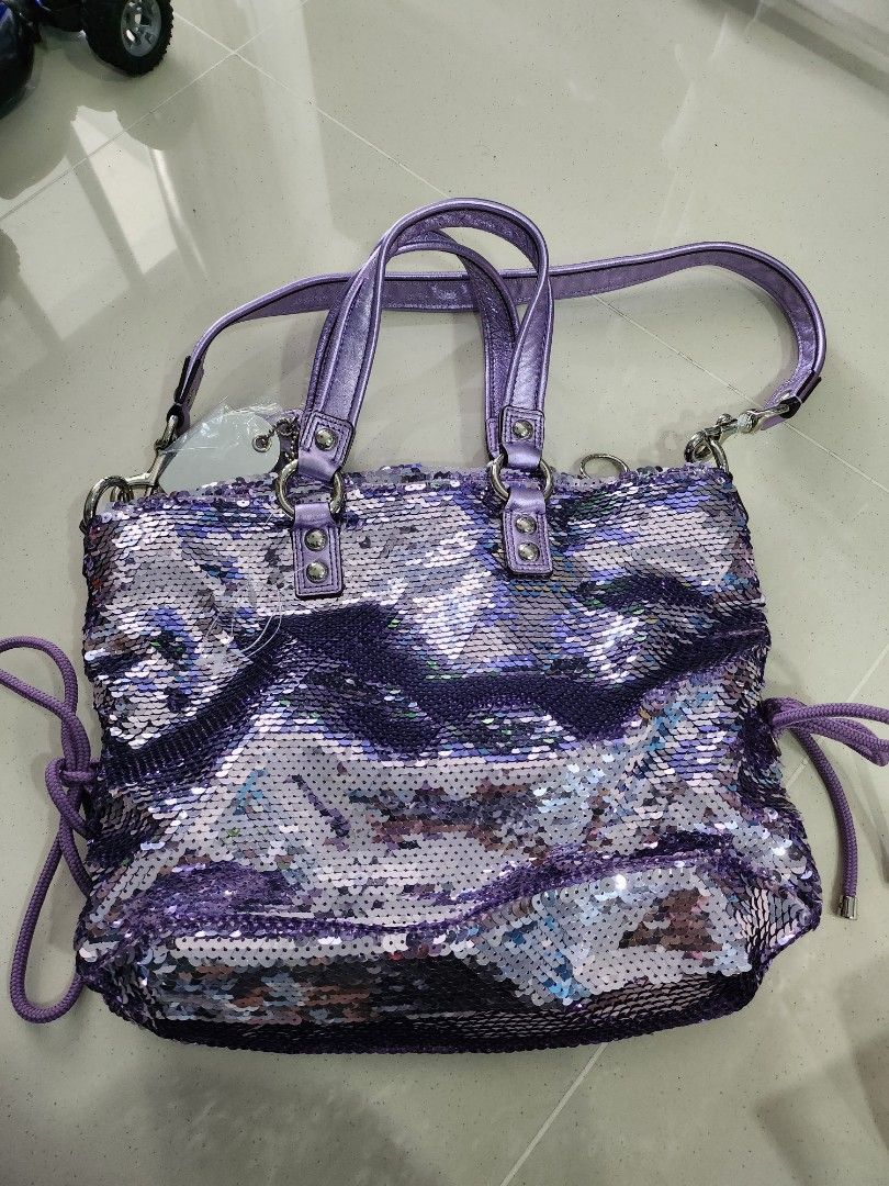Coach poppy purse purple shop