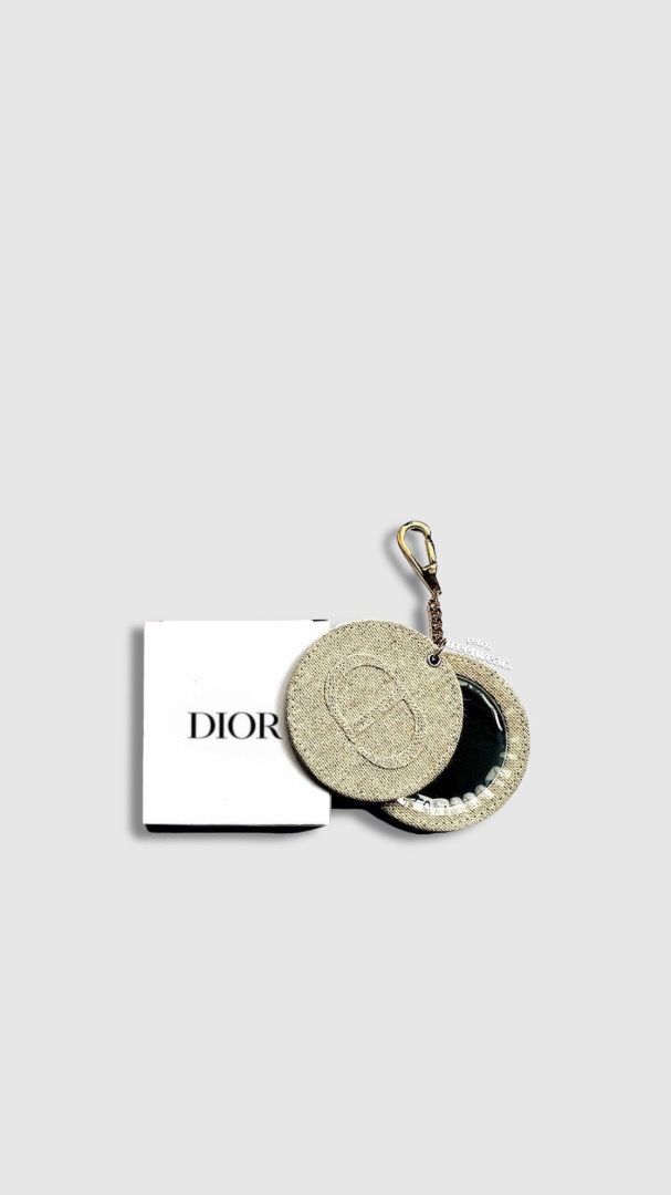 Authentic Dior Mirror (Preorder) (Category: Luxury Accessories) located in Manila. Submitted by designerarchives.ph (Listing ID 1205579112, Image 1). Description: 1. Beige Linen - 2850 2. Red - 2850 3. Black Compact - 3250 • 15 days eta • 50% DP is required • Buyer will shoulder local shipping fee via: Lalamove, Grab, or LBC.