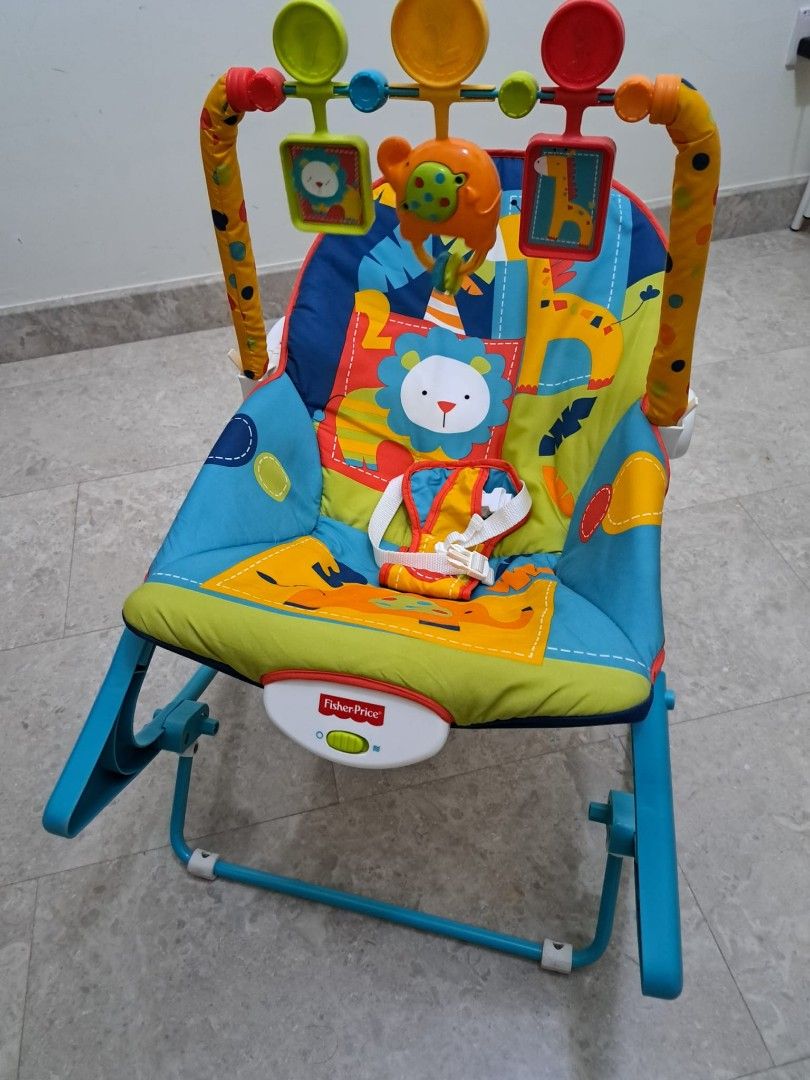 Fisher Price Baby Rocker/Vibrate, Babies & Kids, Infant Playtime on