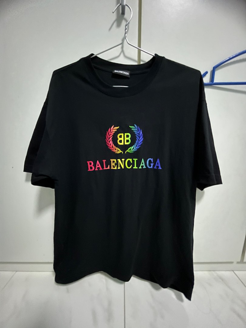 balenciaga rainbow, Men's Fashion, Tops & Sets, Tshirts & Polo Shirts ...