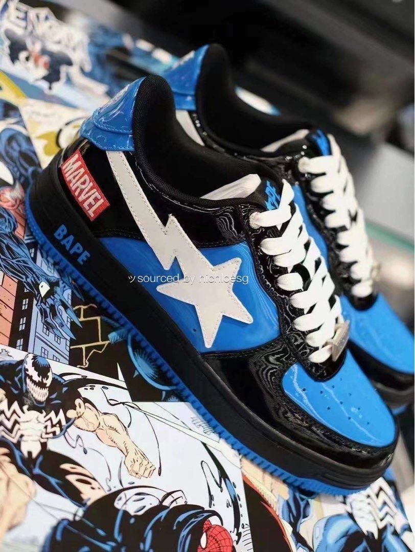 BAPE X MARVEL VENOM BAPE STA, Men's Fashion, Footwear, Sneakers on ...