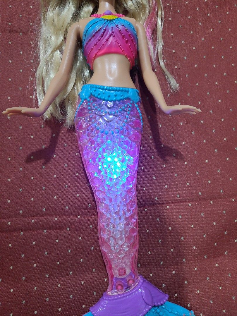Barbie Light Up Mermaid Doll, Hobbies & Toys, Toys & Games on Carousell