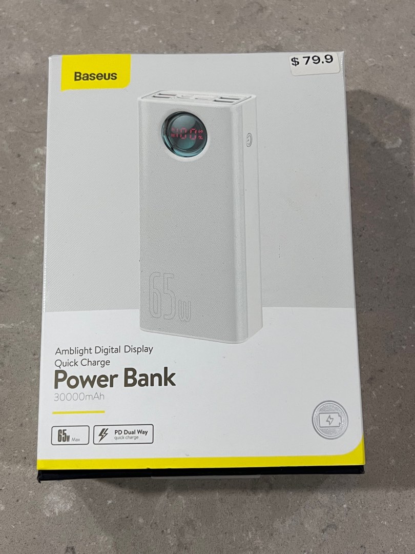 Baseus 30000mah Power Bank, Mobile Phones & Gadgets, Mobile & Gadget ...