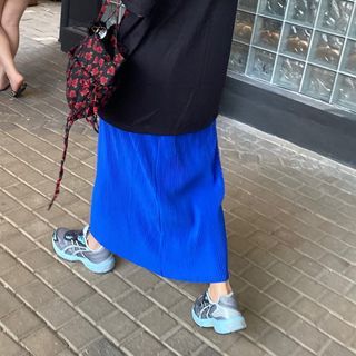 Blue Moon Pleated Skirt (Biru) Neo Darling