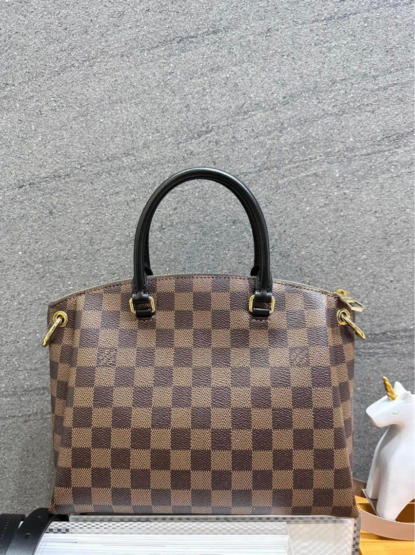 Pre-owned Louis Vuitton Brand New Authentic Odeon Tote Pm N45282 Damier  Ebene Handbag Lv