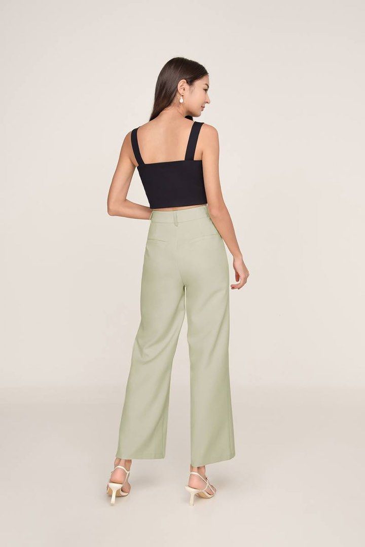 JACE DRAWSTRING WAIST COTTON PANTS