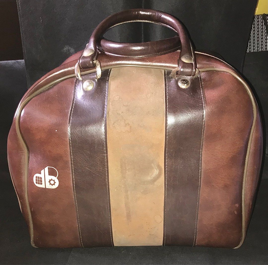 Leather bowling sales ball bag